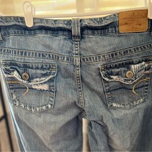 American Eagle, ripped Boyfriend Jeans. Size 10